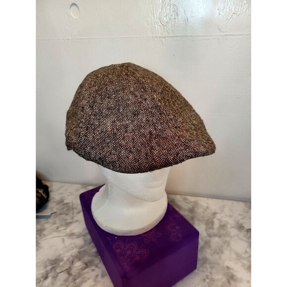 VTG Polo Newsboy Hat Golf Driver Cap Gatsby Cabbie Hat Flat Cap Adult Tan Khaki - Picture 2 of 6